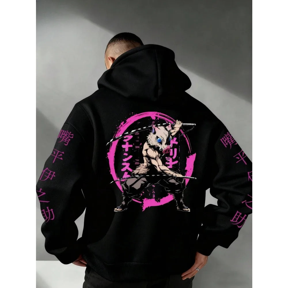 Y2K Anime Blade of The Ghosts Men's Hoodie