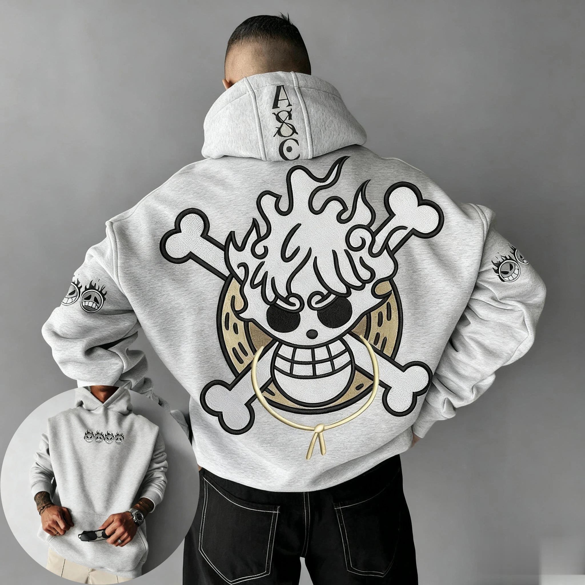One Piece Oversized Hoodie - Unisex Anime Sweatshirt