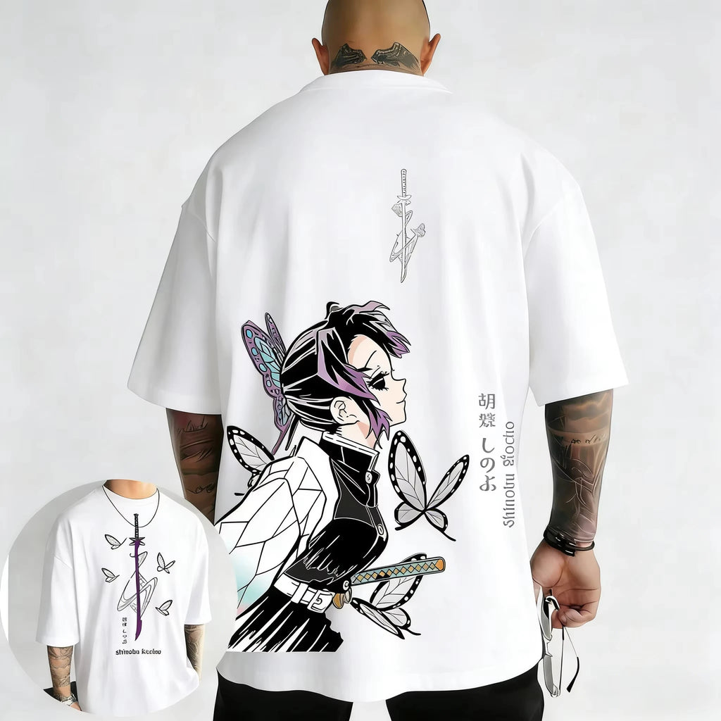 Demon Slayer Shinobu Anime Printed T-Shirt