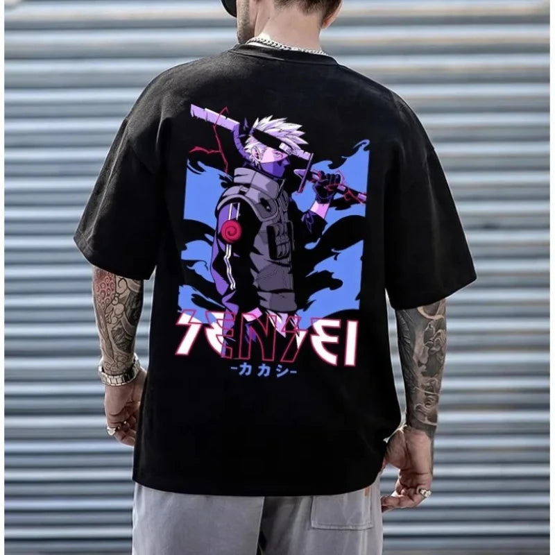 Naruto Kakashi Cyber Style Men's T-shirt