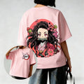 Demon Slayer Anime Couple T-shirt - Oversized Fashion