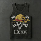 2026 One Piece Zoro Vintage Gym Vest Tank Top