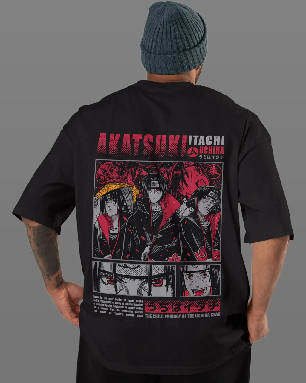 Itachi Uchiha T-Shirt - Summer Anime Graphic Tee