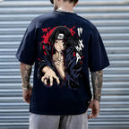 Itachi Uchiha T-shirt for Men - Anime Cotton Top