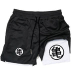 Dragon Ball Anime Printed Shorts - Quick-Drying Sports Pants