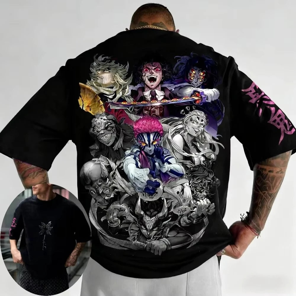 Demon Slayer Akaza Douma Kokushibo T-shirt
