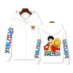 One Piece Luffy Zip Up Hoodie for Men & Women