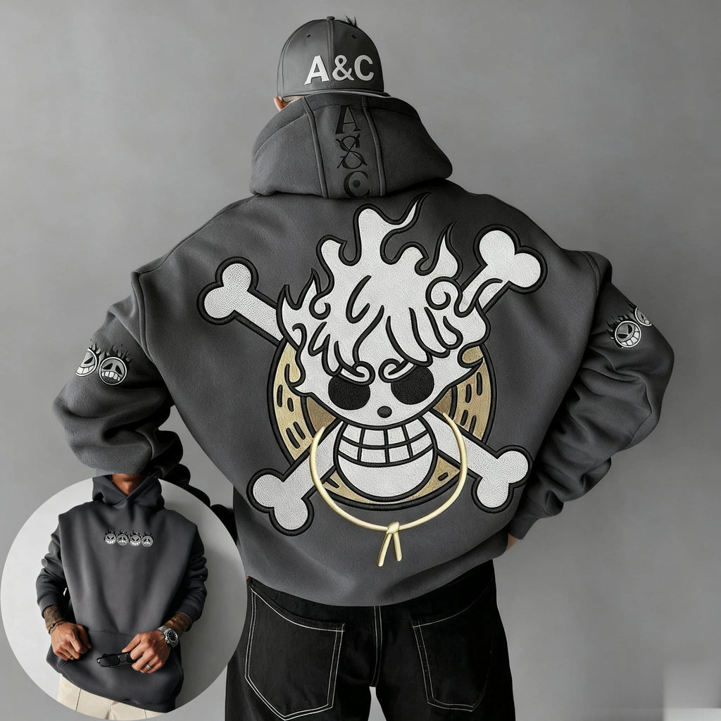 One Piece Oversized Hoodie - Unisex Anime Sweatshirt