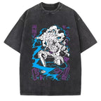 Anime One Piece Luffy Vintage Graphic T-Shirt
