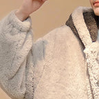 One Piece Luffy Coral Fleece Bathrobe Set for Men