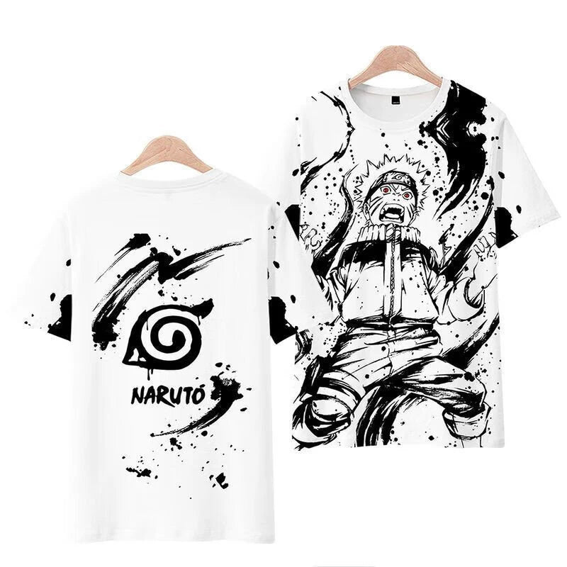 Anime Naruto Sasuke Cartoon Summer T-Shirt