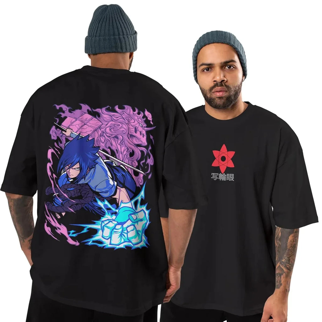 Naruto Sasuke Uchiha Anime T-Shirt