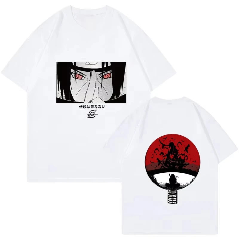 2026 Japanese Naruto Uchiha Itachi Printed T-shirt