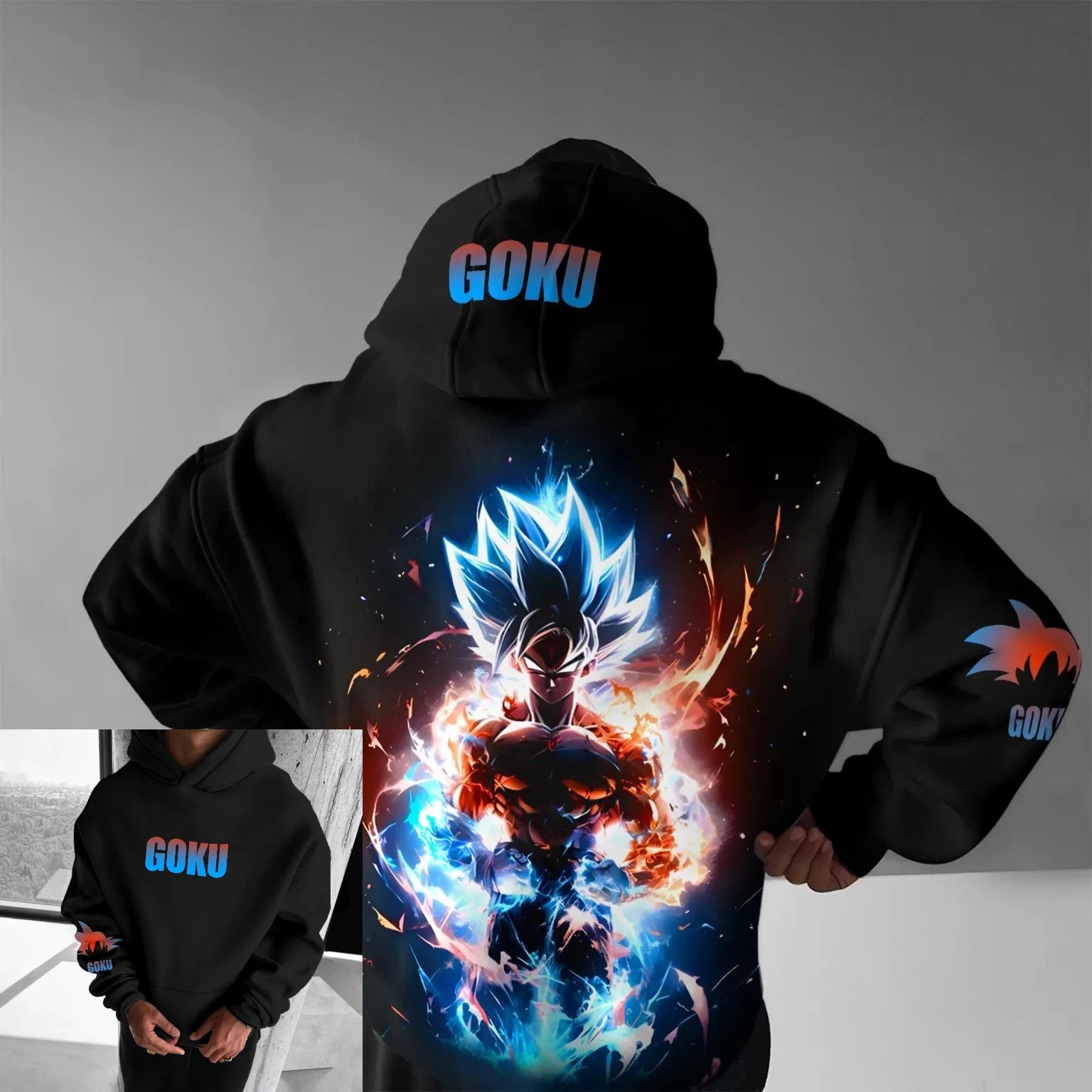 Dragon Ball Z Goku Vegeta Hoodie - Anime Pullover