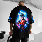 2026 Summer Dragon Ball Wukong T-shirt - Retro Oversized
