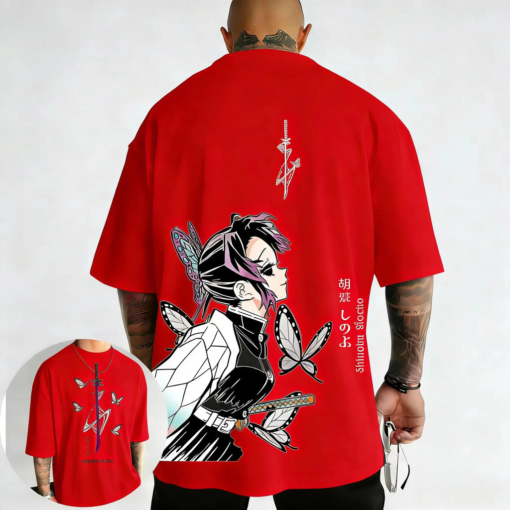 Demon Slayer Shinobu Anime Printed T-Shirt