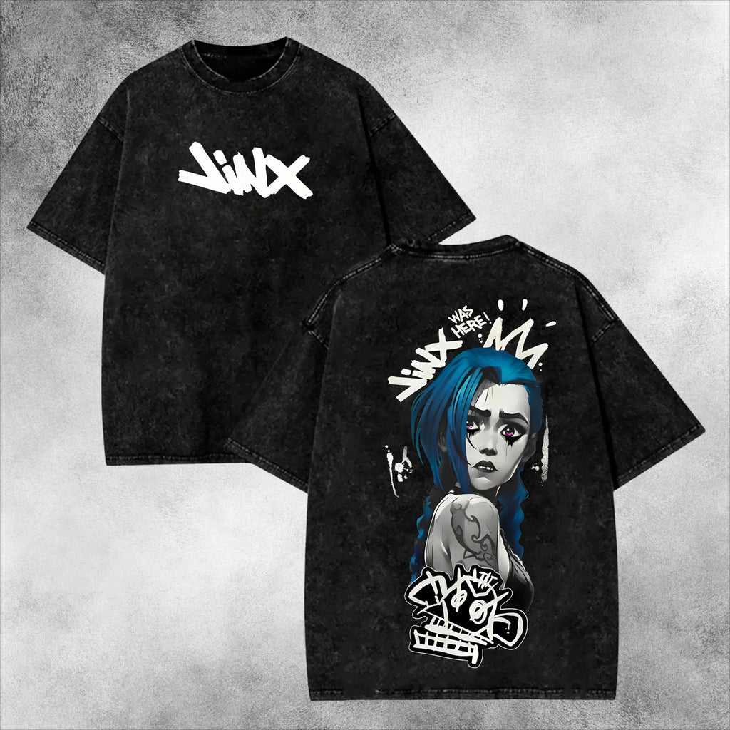 Arcane Jinx Unisex Washed T-Shirt