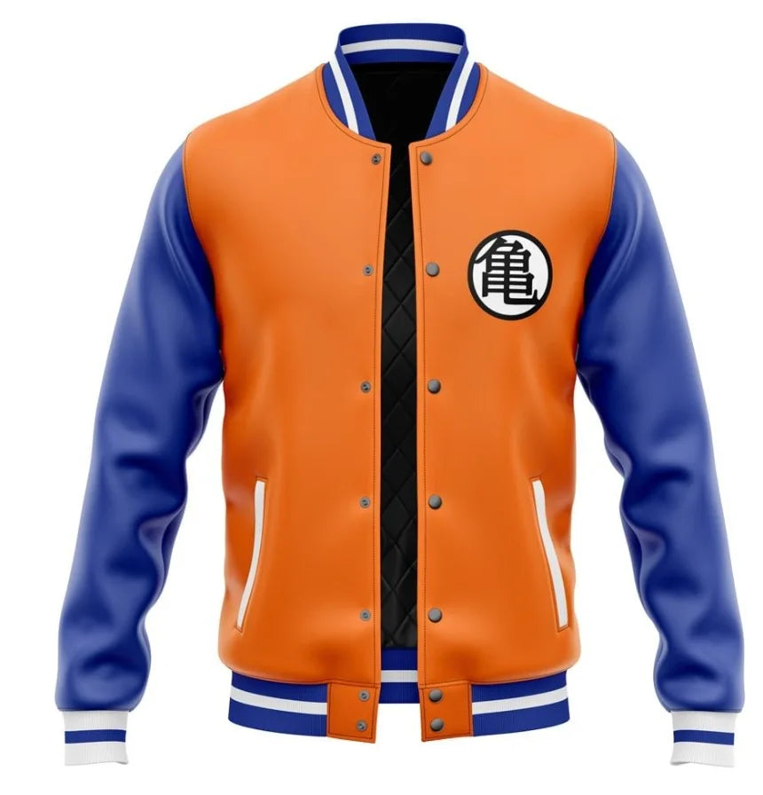 Anime One Piece Luffy Pattern Oversized Jacket