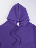 Nope Not Today Art Letter Printing Women Hoodies Loose Fleece Hoodie All-Match Pocket Pullovers Autumn Multicolor Woman Hoody - cankarfashion