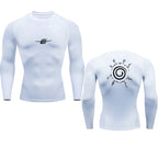 Camisas de Compressão Masculinas Anime para Ginásio