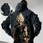 2026 Winter Dragon Ball Retro Hoodie - Super Saiyan