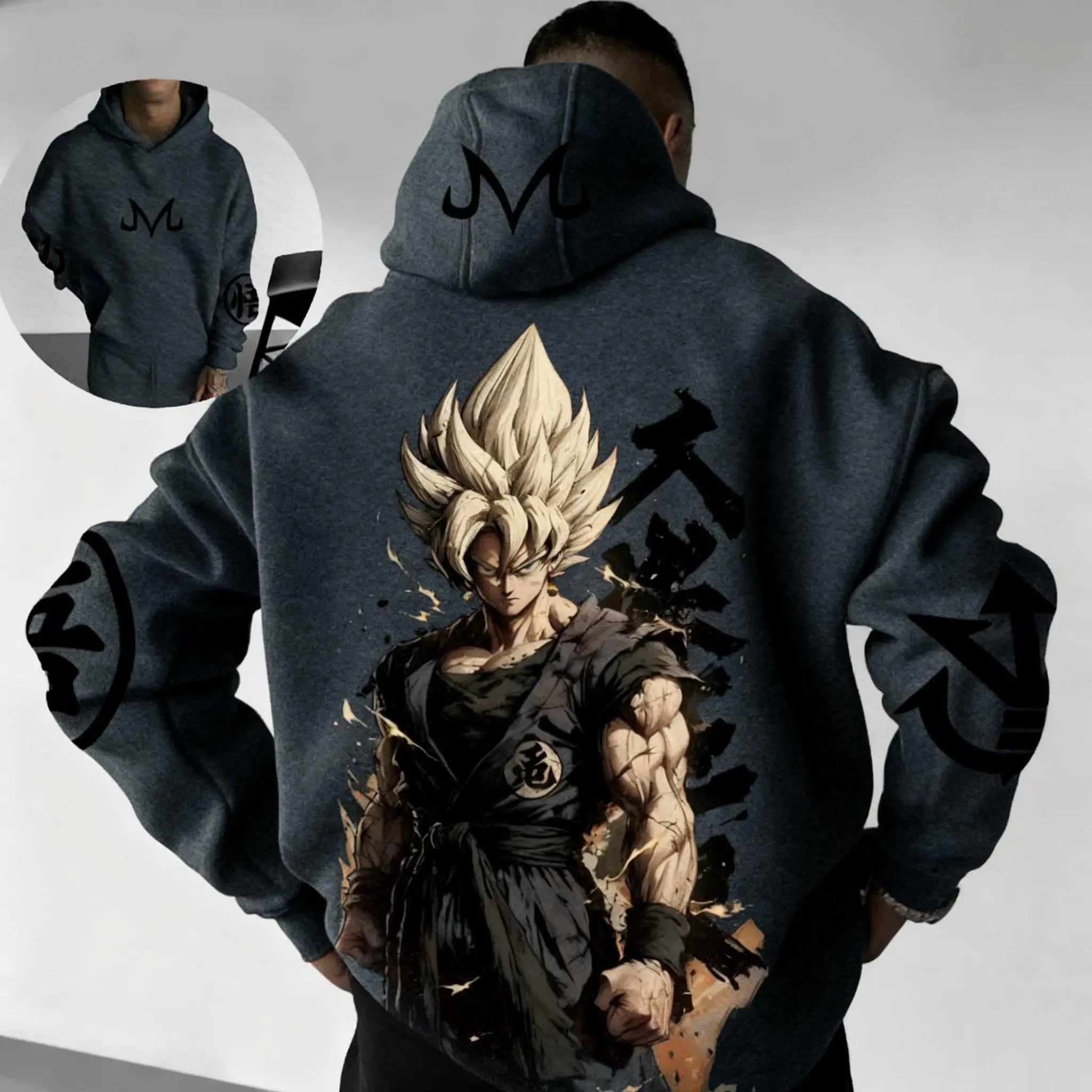 2026 Winter Dragon Ball Retro Hoodie - Super Saiyan