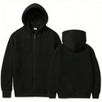 Anime Print Zip Up Hoodie for Men & Women