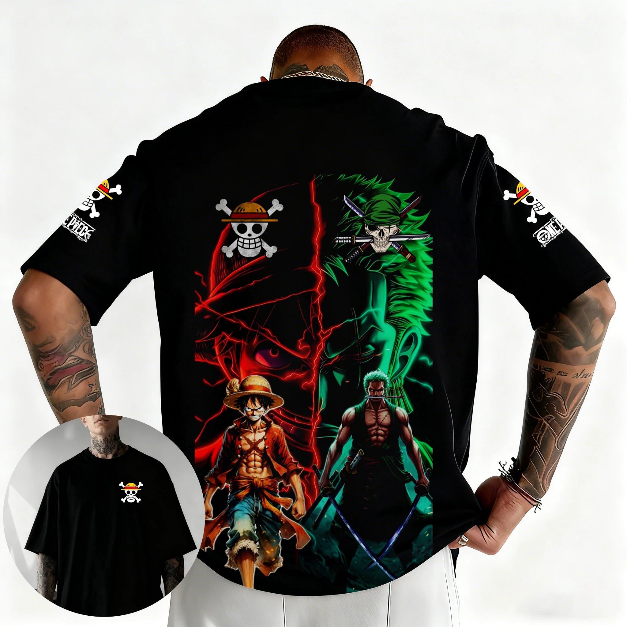 One Piece Roronoa Zoro Anime T-Shirt for Kids