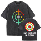 Men's Vintage Washed Gothic T-Shirt - Arc Raiders