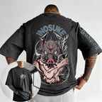 Demon Slayer Inosuke Printed T-shirt for Summer