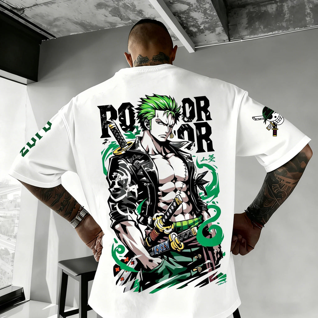 One Piece Roronoa Zoro Anime T-Shirt for Kids