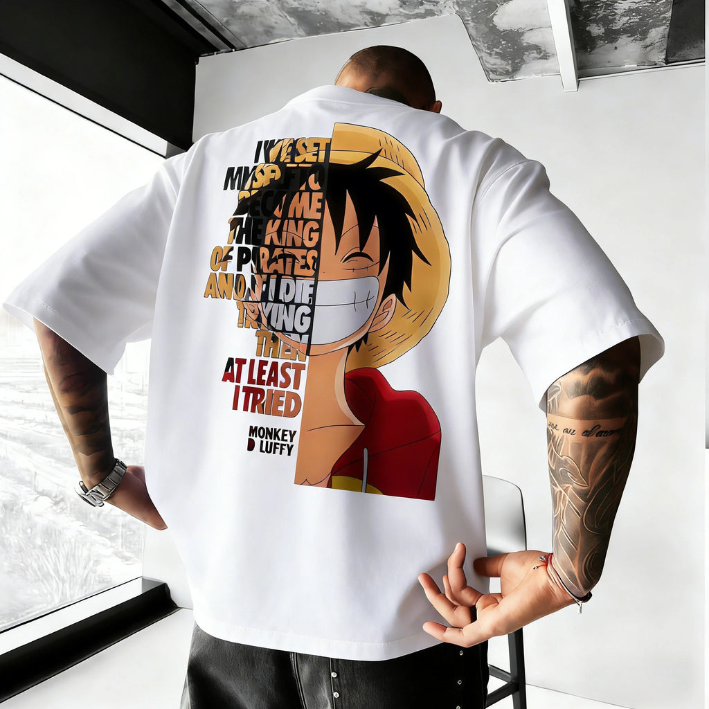 One Piece Anime Cotton T-Shirt for Summer