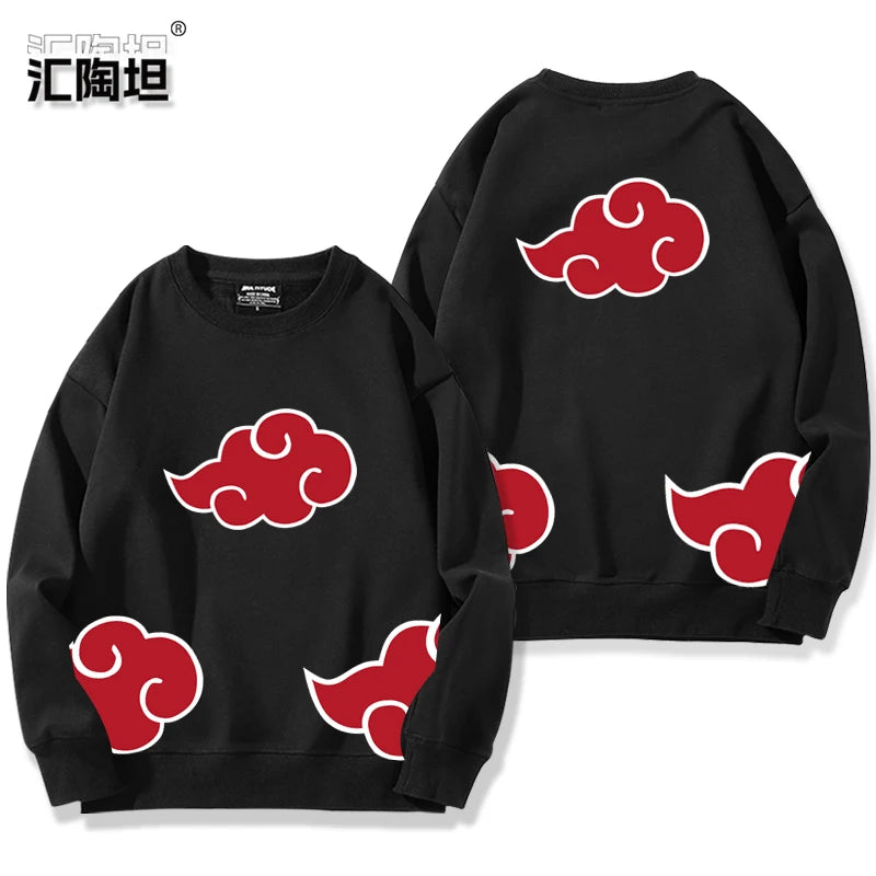 Black Uchiha Sasuke Cosplay Hoodie - Youth Long Sleeve