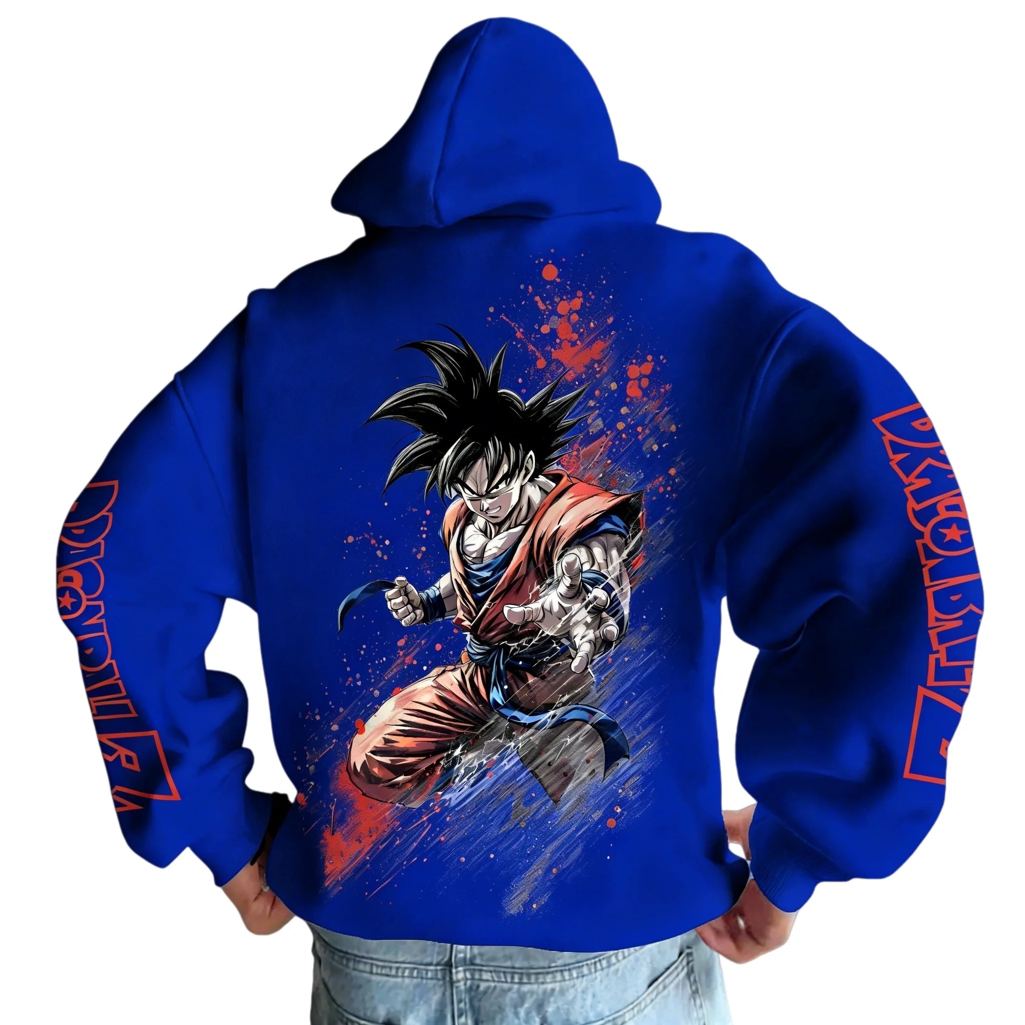 2026 Dragon Ball Retro Anime Hoodie - Son Goku Print