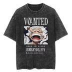 Anime One Piece Luffy Vintage Graphic T-Shirt