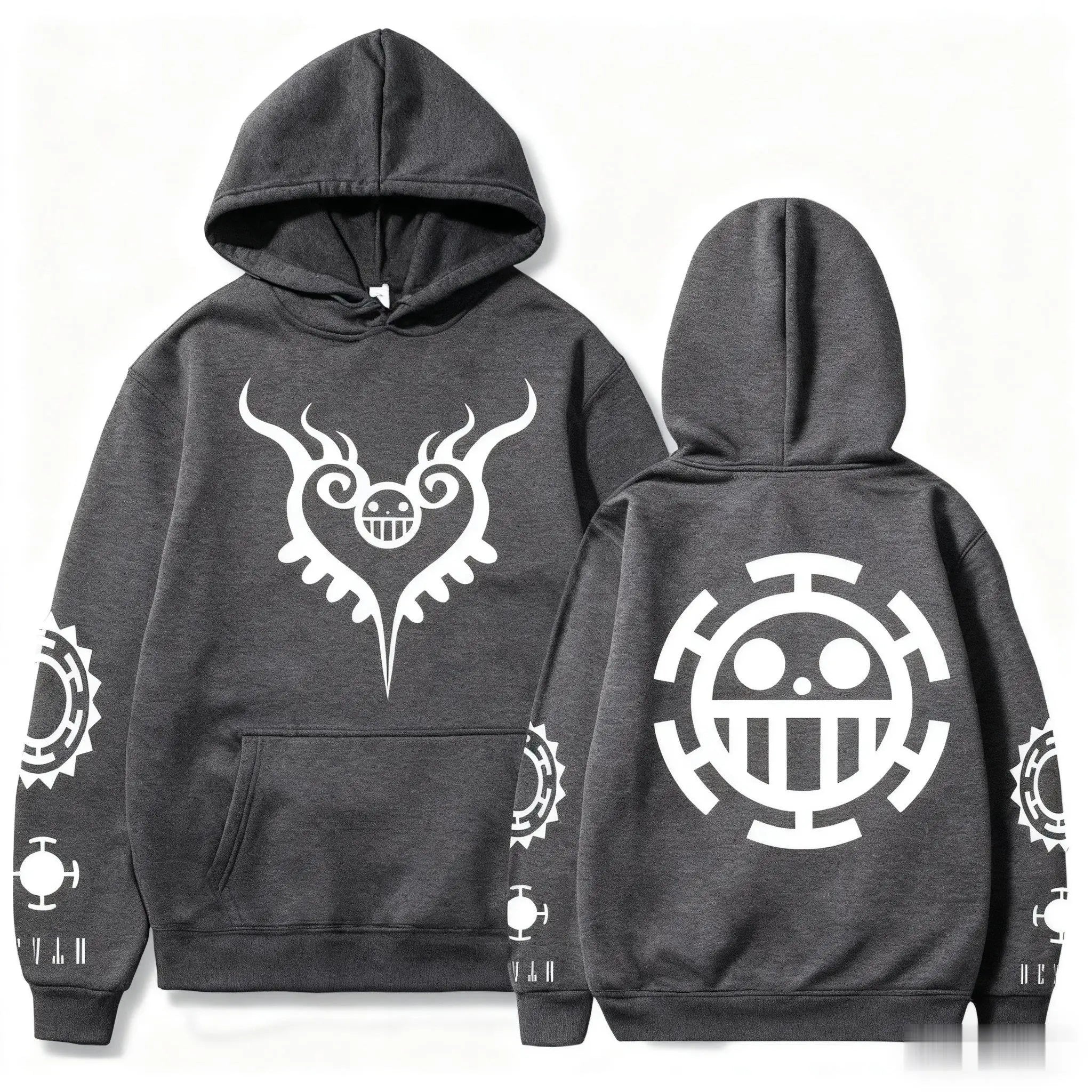 Unisex Anime Cosplay Hoodie - Casual Y2K Fashion