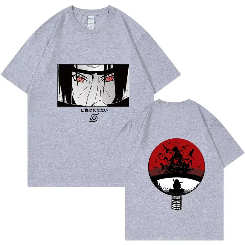 2026 Japanese Naruto Uchiha Itachi Printed T-shirt