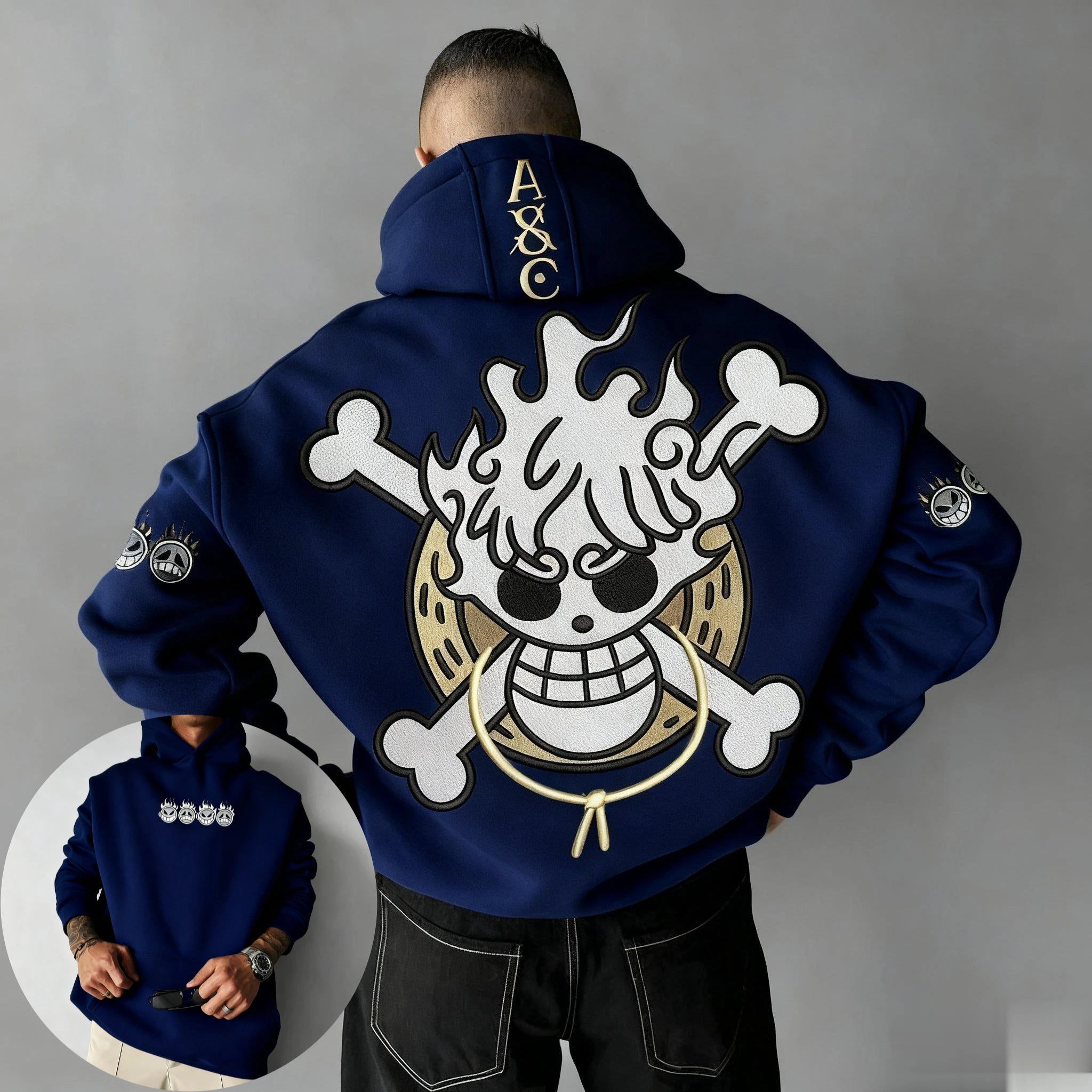 One Piece Oversized Hoodie - Unisex Anime Sweatshirt