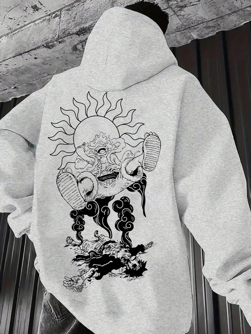 ONE PIECE Men's Cotton Casual Hooded Streetwear