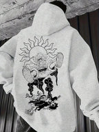 ONE PIECE Men's Cotton Casual Hooded Streetwear