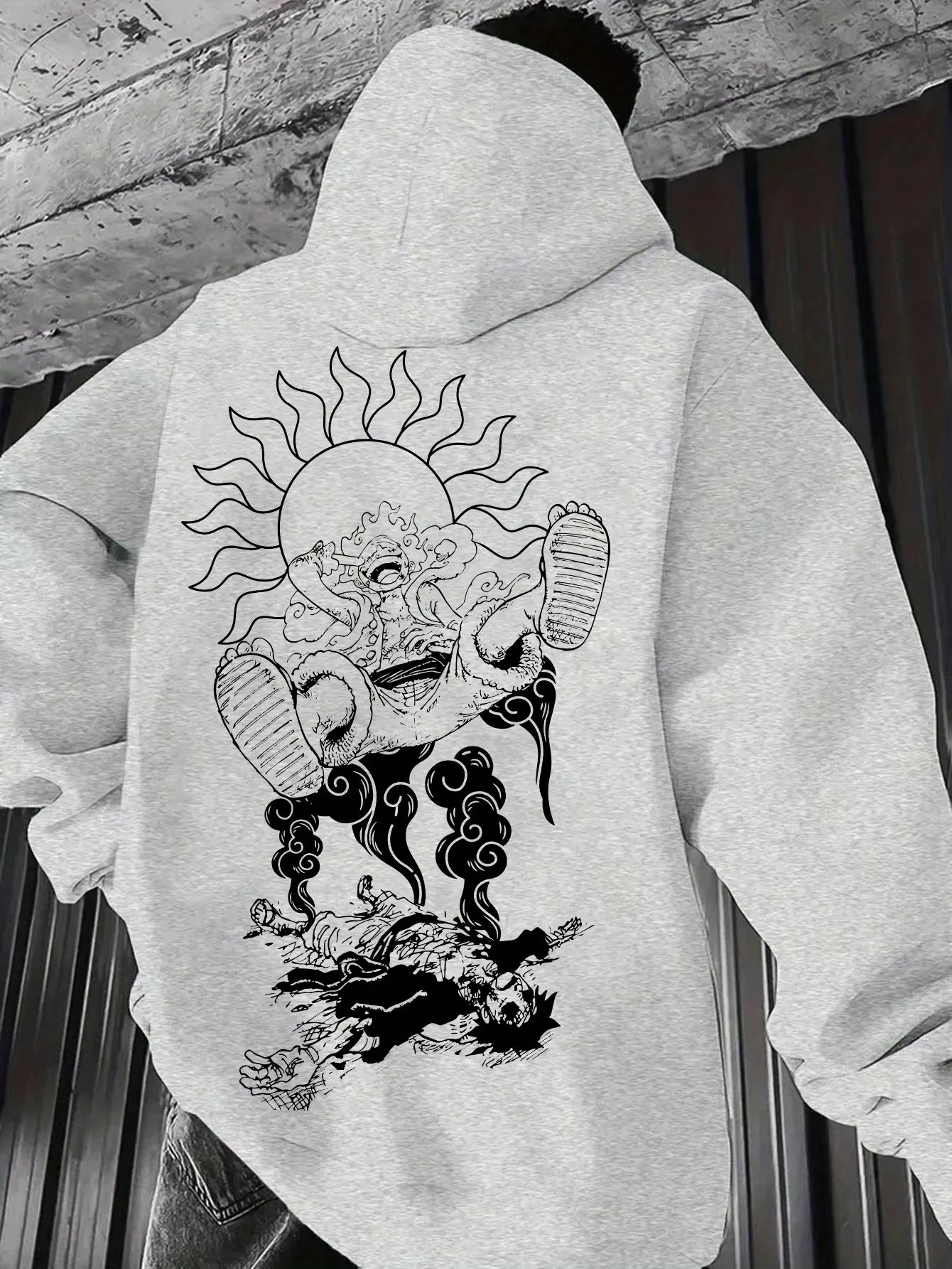 ONE PIECE Men's Cotton Casual Hooded Streetwear