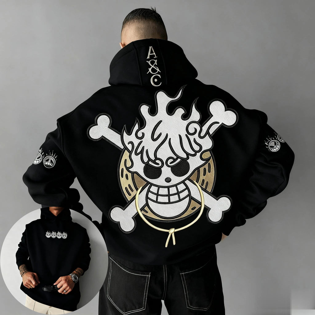 One Piece Oversized Hoodie - Unisex Anime Sweatshirt