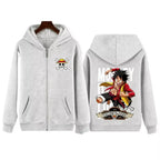 One Piece Monkey D Luffy Zip Up Hoodie