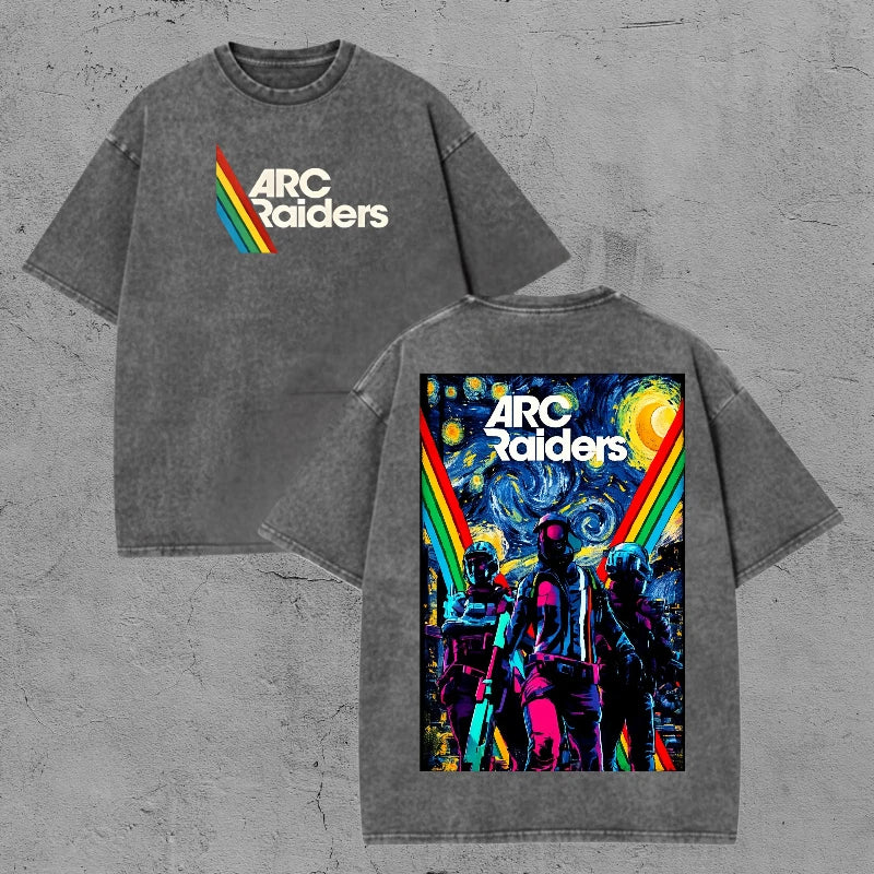 ARC Raiders Unisex Sci-Fi Washed T-shirt