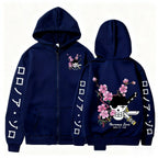 Unisex Oversized Zip Up Hoodie - Streetwear Jacket
