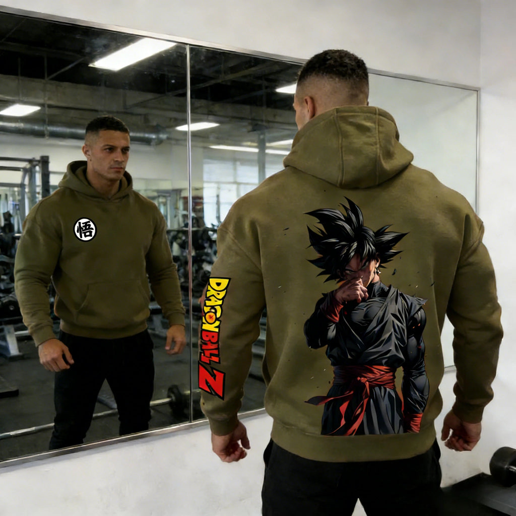 2026 Goku Black Hoodie Men - 100% Cotton Oversized