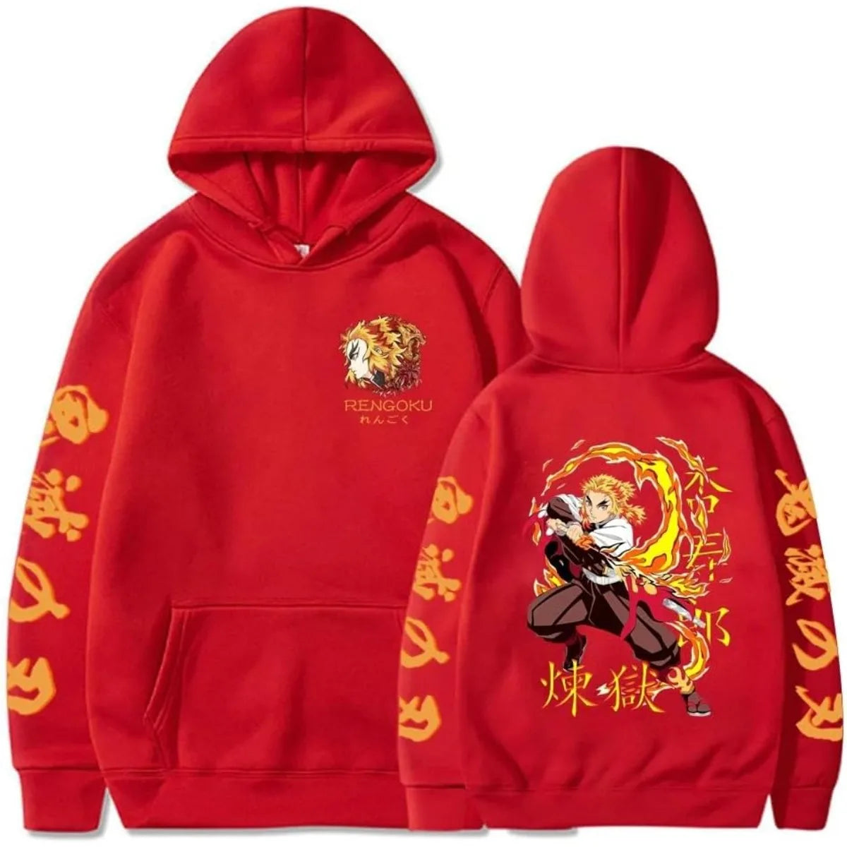 Kyojuro Rengoku Anime Hoodie for Men and Women