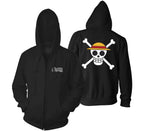 One Piece Luffy Zip Up Hoodie - Anime Streetwear