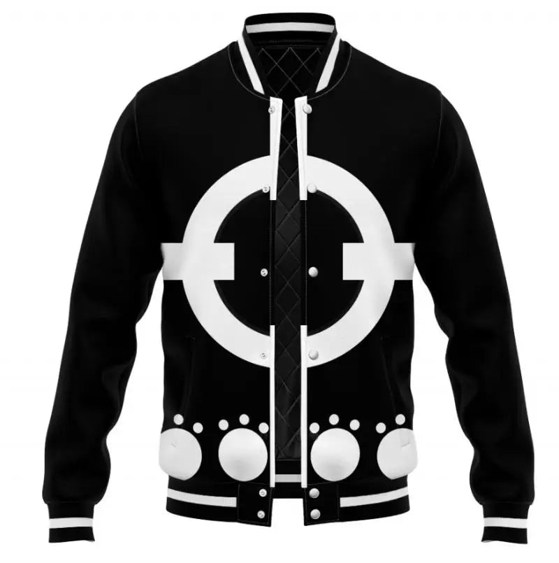 Anime One Piece Luffy Pattern Oversized Jacket
