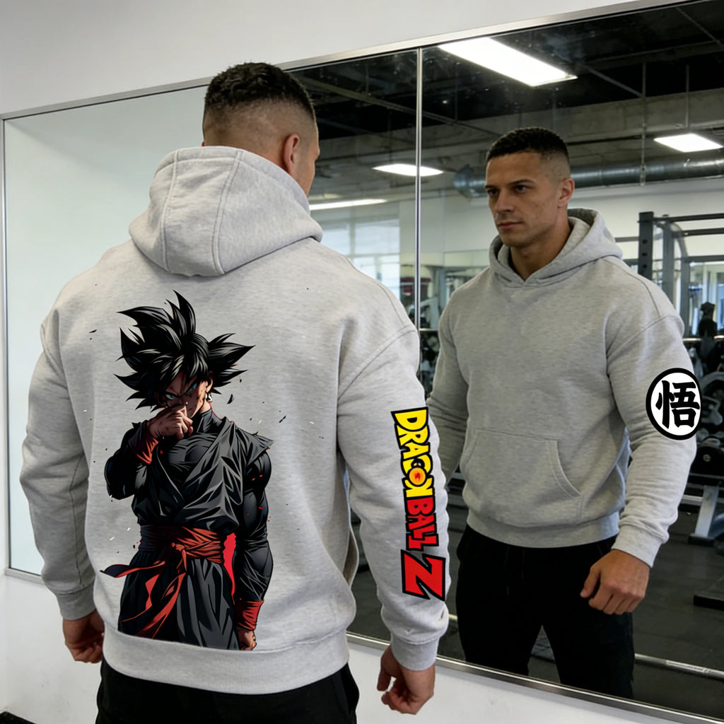 2026 Goku Black Hoodie Men - 100% Cotton Oversized